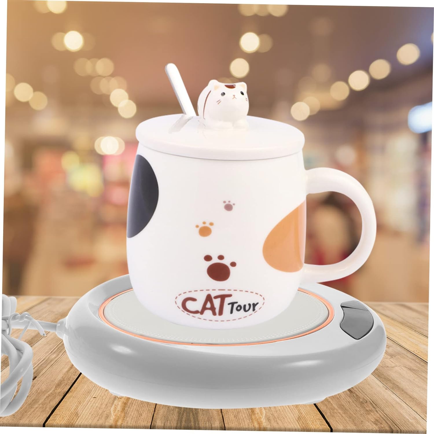 USB Warm Coaster Heated Coffee Mug Portable Office Desk Portable Cup, Heater Coffee Mug Warmer Electric Cup Warmer (1 Pc) USB Warm Coaster Heated Coffee Mug Portable Office Desk Portable Cup, Heater Coffee Mug Warmer Electric Cup Warmer (1 Pc)